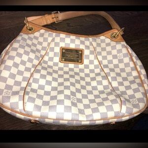 Authentic LOUIS VUITTON DAMIER AZUR GALLIERA PM Bag.